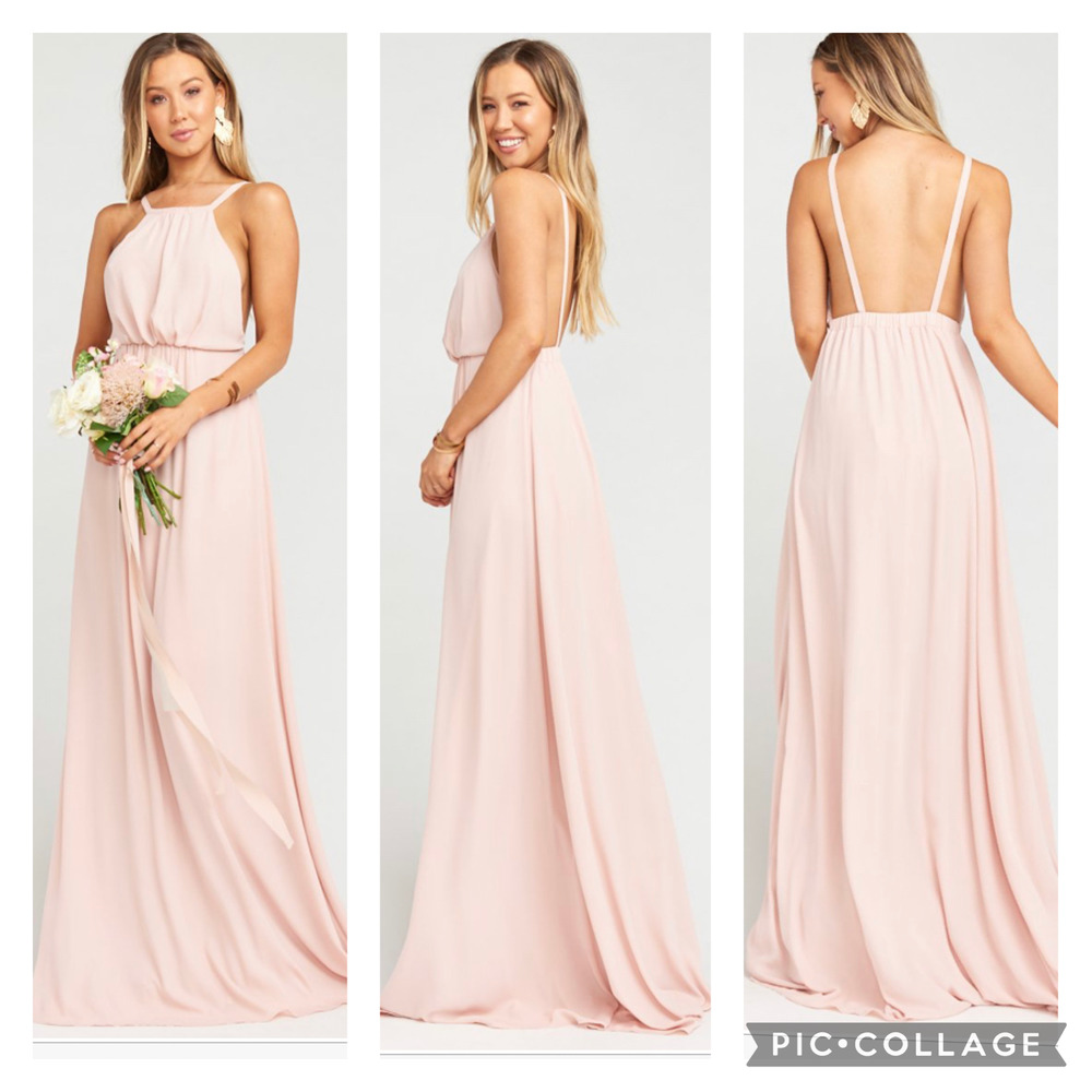 SMYM Amanda Maxi Dress Dusty Blush Small